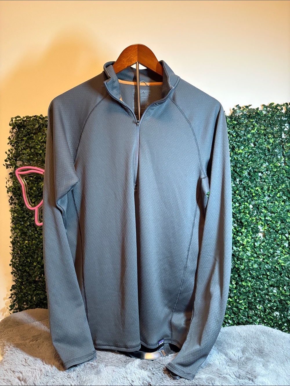 Patagonia Men's Half-Zip Pullover - Gray Size Medium